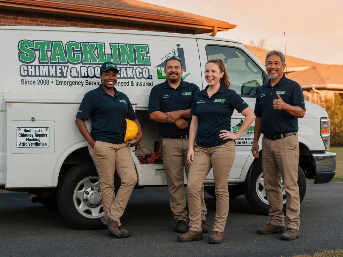 Chimney flashing repair company in Rochester, IL